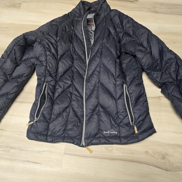 Eddie Bauer Navy Blue Down Winter Jacket - Picture 1 of 5